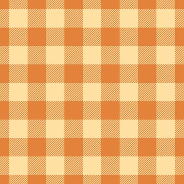 Sıcak tonlu kusursuz damalı desen. Klasik bir tasarım, arka plan, tekstil ya da dijital kağıt için ideal. Sonbahar veya kırsal temalar için çok yönlü.
