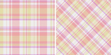 İki pastel ekose desen. Yumuşak renkler klasik, sakinleştirici bir estetik yaratır. Arkaplan, tekstil veya tasarım projeleri için ideal.