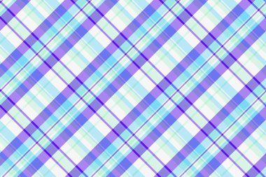 Pastel mor, mavi ve yeşil renklerde canlı çapraz ekoseli desen. Tekstil tasarımı, web sitesi geçmişi ya da el işi projeleri için mükemmel. Tazelik ve huzuru çağrıştırıyor..