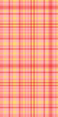 Canlı pastel pembe ve sarı ekose desenli. Tekstil tasarımı, arka plan ya da web sitesi şablonları için mükemmel. Bu neşeli, pürüzsüz doku sıcaklığı ve iyimserliği çağrıştırıyor..