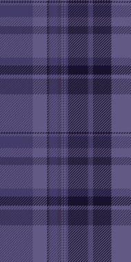 Oldukça ekose desenli arka plan, sıra desenli kumaş dikişsiz. Çivit ve koyu renk paletinde ekose kontrol vektörü.