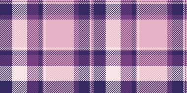 Zarif pembe ve mor ekose desenli. Tekstil tasarımı, moda, web siteleri ve markalaşma için mükemmel..
