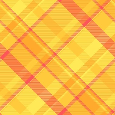 Canlı sarı ve mercan köşegen desenli. Modern geometrik doku tekstil tasarımı, web sitesi arkaplanı veya moda projeleri için idealdir.