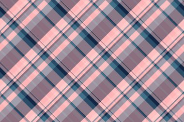Mat dikişsiz kumaş deseni, desenli ekose vektör kravatı. Pastel ve açık renk paletinde estetik tekstil denetimi tartan arka planı.