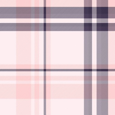 Zarif pembe ve ekose desenli. Klasik bir tartan tasarımı arka plan, tekstil, moda ve tasarım projeleri için idealdir. Zamansız estetik.