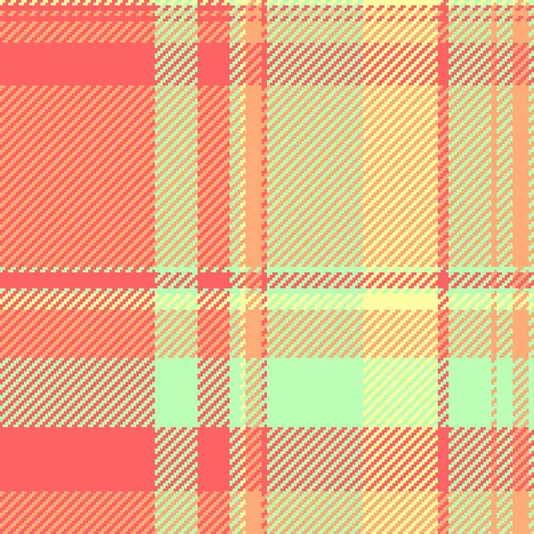 Canlı pastel ekose desenli mercan, şeftali ve nane yeşili. Tekstil tasarımı, web sitesi geçmişi veya moda projeleri için mükemmel.