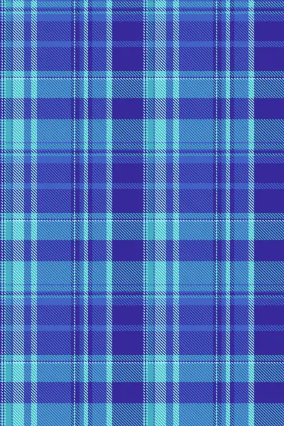 Tartan şablonu, ekose desensiz kumaş. Çivit mavisi ve mavi renk paletinde ilham verici kumaş arkaplan tekstil vektörü.