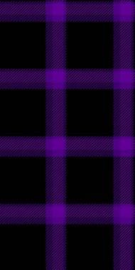 Menü dokusu kontrolü, ekose tartan vektörü. Meslek tekstil arka plan kumaşı menekşe ve siyah renk paletinde pürüzsüz.