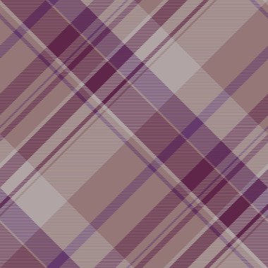Zarif ekose desenli. Mor ve kahverengi tonlarda soyut tekstil tasarımı. Arkaplan, kumaş veya tasarımlara klasik bir dokunuş eklemek için mükemmel..