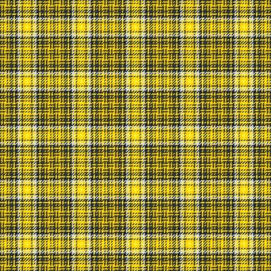 Canlı sarı ve siyah ekose desenli. Tekstil tasarımı, moda veya web sitesi geçmişi için mükemmel.