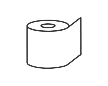 Basit bir kağıt rulosu çizimi. Minimalist tasarımlar için mükemmel, yenilenme kavramlarını, başlangıçları, ya da gelişim sürecini temsil eden.