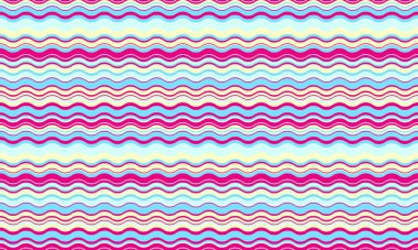 Dalgalı, parlak renklerde dalgalı çizgileri olan soyut bir arka plan, dalgalı, sıvı bir etki yaratıyor. Düz kıvrımlar ve dokulu çizgiler tasarıma zarafet, yaratıcılık ve canlılık ekler. Bu vektör dokunuşu, duvar kağıdı, tekstil veya grafik kullanımı için idealdir