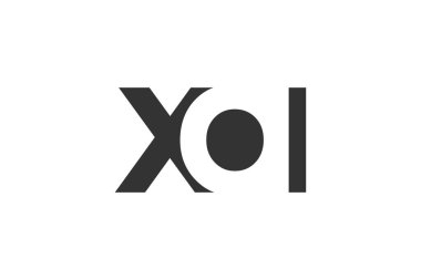 XA yaratıcı geometrik başlangıç tabanlı modern ve minimal logo. X harfi modaya uygun yazı tipleri. Evrensel profesyonel zarif tekno vektör tasarımı.