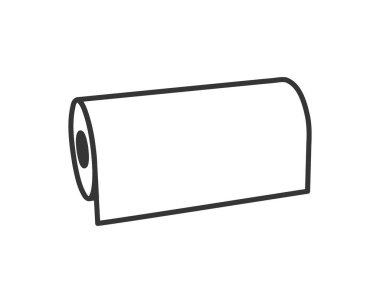 Basit bir kağıt rulosu çizimi. Temizliği, organizasyonu ya da yeni başlangıçları temsil etmek için mükemmel. Temiz, minimalist bir tasarıma ihtiyaç duyan web siteleri, uygulamalar veya yazdırma ortamı için ideal.