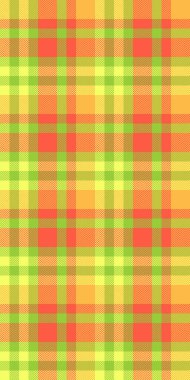 Canlı yaz ekose desenli, turuncu, limon yeşili ve altın sarısı. Tekstil tasarımı, web sitesi geçmişi ya da neşeli markalar için mükemmel..