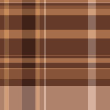 Kahverengi tonlarda klasik ekose desenli. Tekstil tasarımı ya da arka plan. Sonbahar, rahat atmosfer ve gelenek için kullanılır. Dijital ya da yazdırma projeleri için çok yönlü.