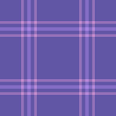 Lüks ekose tekstil vektörü, kusursuz bayan tartan geçmişi. Evlilik dokusu çivit ve mor renk paletinde kontrol deseni.