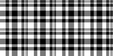 Zarif siyah, beyaz ve gri ekose desenli. Tekstil tasarımı, web sitesi geçmişi veya şık yazdırma projeleri için mükemmel.