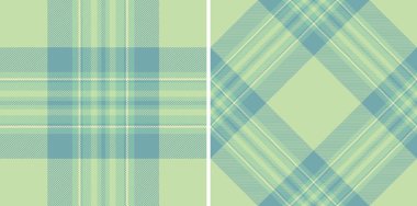 İki pastel yeşil ve mavi ekose desenli. Tekstil tasarımı, moda, arka plan ve web sitesi tasarımı için mükemmel. Bu sakinleştirici, çok yönlü dokular yumuşak ve modern bir estetik sunar..
