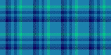Canlı deniz mavisi ve yeşil ekose desenli. Tekstil tasarımı, moda veya web sitesi geçmişi için mükemmel. Bu pürüzsüz doku, yeni, modern bir estetik, doğa ve sükuneti çağrıştırıyor..