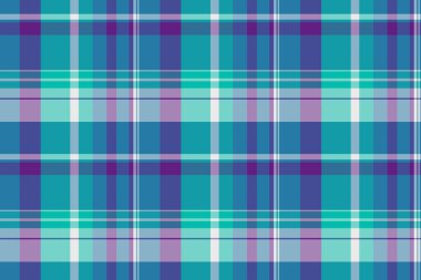 Çeşitli mavi ve beyaz renklere sahip canlı ekose desenler, yaratıcı projeler, tekstil veya dijital tasarımlar için ideal bir zemin..