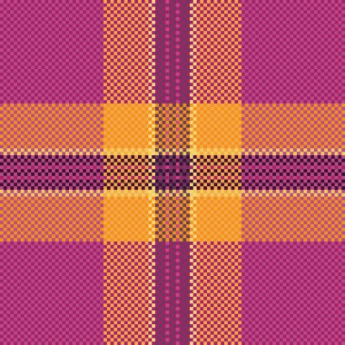 Sıcak sonbahar tonlarında canlı, soyut ekoseli desen. Tekstil tasarımı, web sitesi geçmişi ya da mevsimlik markalaşma için mükemmel.