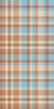 Bej, kahverengi ve açık mavi renkli ince pastel ekose desenli. Tekstil tasarımları, web sitesi geçmişi ya da hatıra defteri projeleri için mükemmel. Sükunet ve zarafeti çağrıştırıyor..