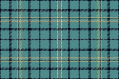 Kusursuz deniz mavisi, siyah ve bej rengi ekose desenli. Tekstil tasarımı, web sitesi geçmişi veya moda projeleri için mükemmel.