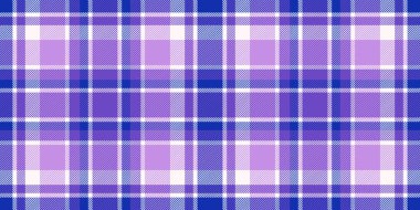 Zarif mor ve mavi ekose desenli. Tekstil tasarımı, moda, web siteleri veya arka planlar için mükemmel.