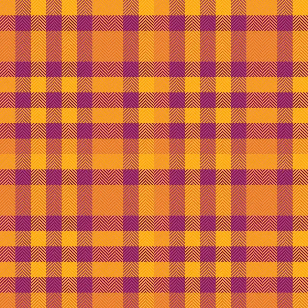 Ilık turuncu ve zengin mor renkte canlı bir sonbahar ringa kemiği deseni. Tekstil tasarımı için ideal, Falltemalı projeler, ya da herhangi bir tasarıma biraz rustik zarafet katmak için.