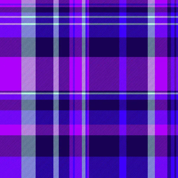 Canlı mor ve mavi ekose desenli. Tekstil tasarımları, moda, web siteleri ya da arka planlar için mükemmel. Bu cesur, geometrik doku enerji ve stili çağrıştırıyor..