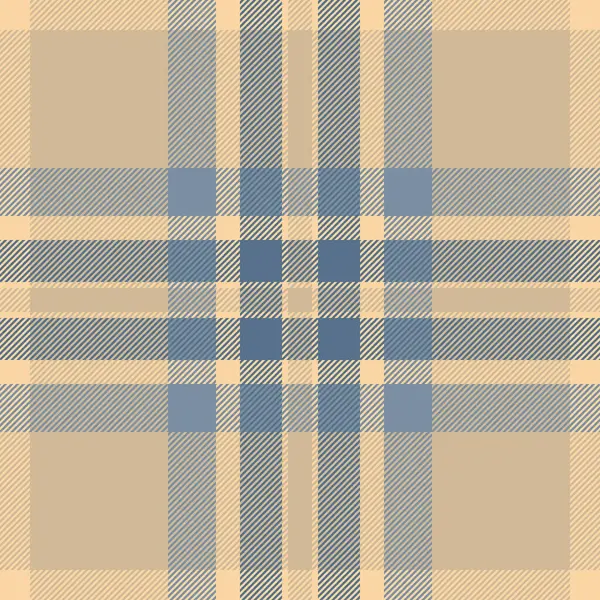 Zarif bej ve mavi ekose desenli. Tekstil tasarımları, web sitesi arkaplanı ya da şık bir doku örtüsü olarak mükemmel.