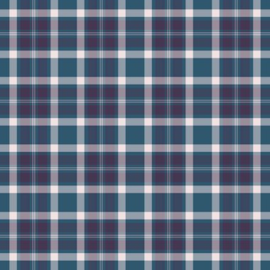 Klasik ekose desenli havalı maviler ve morlar. Kusursuz, çok yönlü tasarım. Arkaplan, tekstil ya da grafik tasarımı için harika. Zamansız estetik.