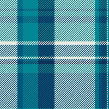 Canlı deniz mavisi ve ekose desenli. Kusursuz tekstil tasarımı moda, ev dekorasyonu veya web sitesi geçmişi için mükemmeldir..