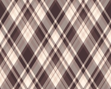 Argyle geometrik eşkenar dörtgenin kusursuz deseni. Harlequin duvar kağıdı tasarımını kontrol et. Web geçmişi için klasik elmas şekilli tekstil malzemesi, baskı kumaşı, kazak, ambalaj kağıdı, hediye kartı, davetiye.