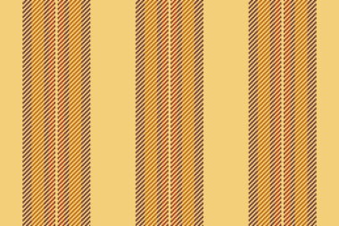 Noel kartı arkaplanı dikey, baba kumaş desenli şerit. Kehribar ve kırmızı renk paletinde dağınık çizgiler tekstil vektör dokusu.