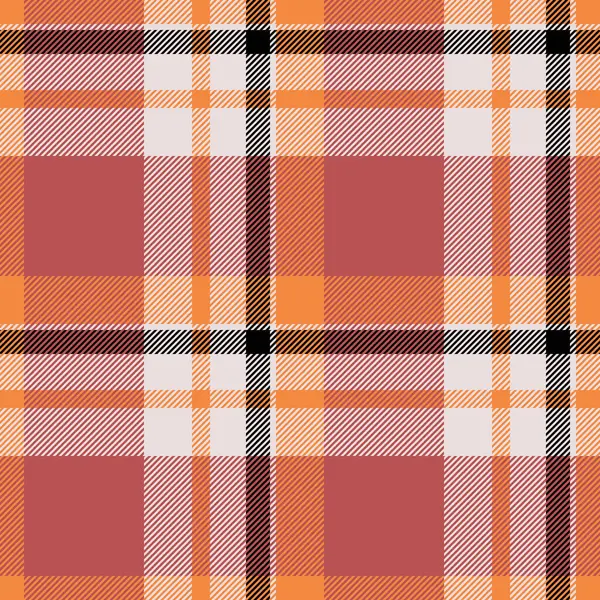 İç içe geçmiş turuncu, bej, kahverengi ve siyah çizgiler içeren sıcak renkli ekose desenler. Arkaplan, tekstil veya sonbahar tasarımları için ideal.