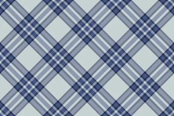 Uk kusursuz vektör kontrolü, düzenli doku tartan arka planı. Romantik kumaş ekose kumaş deseni beyaz ve mavi renk paletinde.