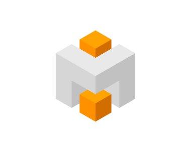 Gri ve turuncu küplerin olduğu soyut izometrik tasarım. Bağlantıyı, takım çalışmasını ya da yeniliği temsil eder. Teknoloji, iş veya kurumsal sunumlar, web siteleri ve markalaşma materyalleri için ideal.