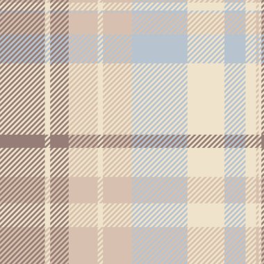 Bej, kahverengi ve mavi renklerde ince pastel ekose desenli. Zarif ve çok yönlü, tekstil tasarımları, web sitesi geçmişi veya kırtasiye malzemeleri için mükemmel. Sakin ve sofistike duygular uyandırır..