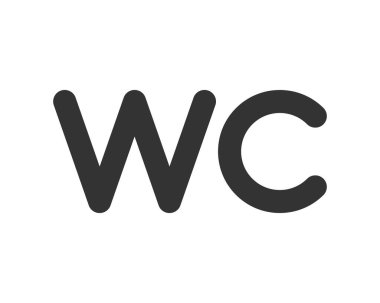 Koyu gri harfli basit bir işaret. Yol bulma, kamu hizmeti duyurusu, tesis yönetimi ve erişilebilirlik projeleri için ideal. Temiz, modern tasarım.