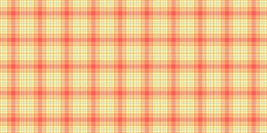 Sıcak turuncu ve sarı renklerde canlı pastel ekose desenli. Tekstil tasarımı, web sitesi geçmişi veya el işi projeleri için mükemmel.