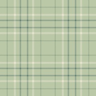 Yumuşak yeşil ekose desenli, tekstil desenli. Özgeçmiş, giyim ve tasarım projeleri için klasik kontrol. Çok yönlü ve zamansız.