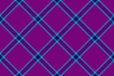 Mor ve mavi renkli canlı ekose desenli. Kalın, renkli ve klasik bir dokunuşa ihtiyaç duyan arka plan, tekstil ve tasarımlar için mükemmel..