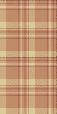 Karışık desenli kumaş, çizgili vektör dikişsiz tekstil. Şapka tartan arkaplan kontrolü ekoseli turuncu ve sarı renk paleti.