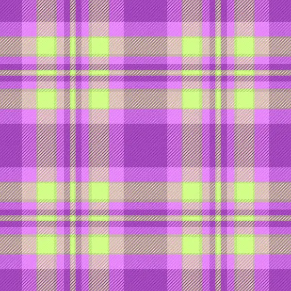 Canlı pastel ekose desenli mor, yeşil ve bej. Tekstil tasarımı, moda, web sitesi geçmişi ya da zanaat projeleri için mükemmel.