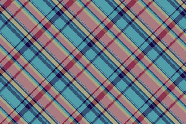 Modaya uygun tartan desenli, mavi, kırmızı ve bej tonlu. Moda, iç mekan ya da arka planlar için tekstil tasarımı. Modern renk paleti ile klasik biçim.