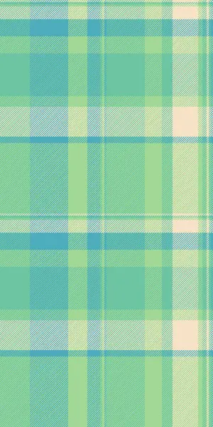 Rahat arka plan, ekoseli kumaş, güçlü bir çek. Yeşil ve nane rengi palette kumaş dokusu vektör deseni.