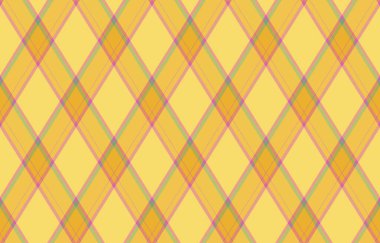 Argyle geometrik eşkenar dörtgenin kusursuz deseni. Harlequin duvar kağıdı tasarımını kontrol et. Web geçmişi için klasik elmas şekilli tekstil malzemesi, baskı kumaşı, kazak, ambalaj kağıdı, hediye kartı, davetiye.