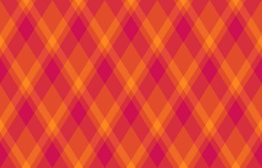 Argyle geometrik eşkenar dörtgenin kusursuz deseni. Harlequin duvar kağıdı tasarımını kontrol et. Web geçmişi için klasik elmas şekilli tekstil malzemesi, baskı kumaşı, kazak, ambalaj kağıdı, hediye kartı, davetiye.